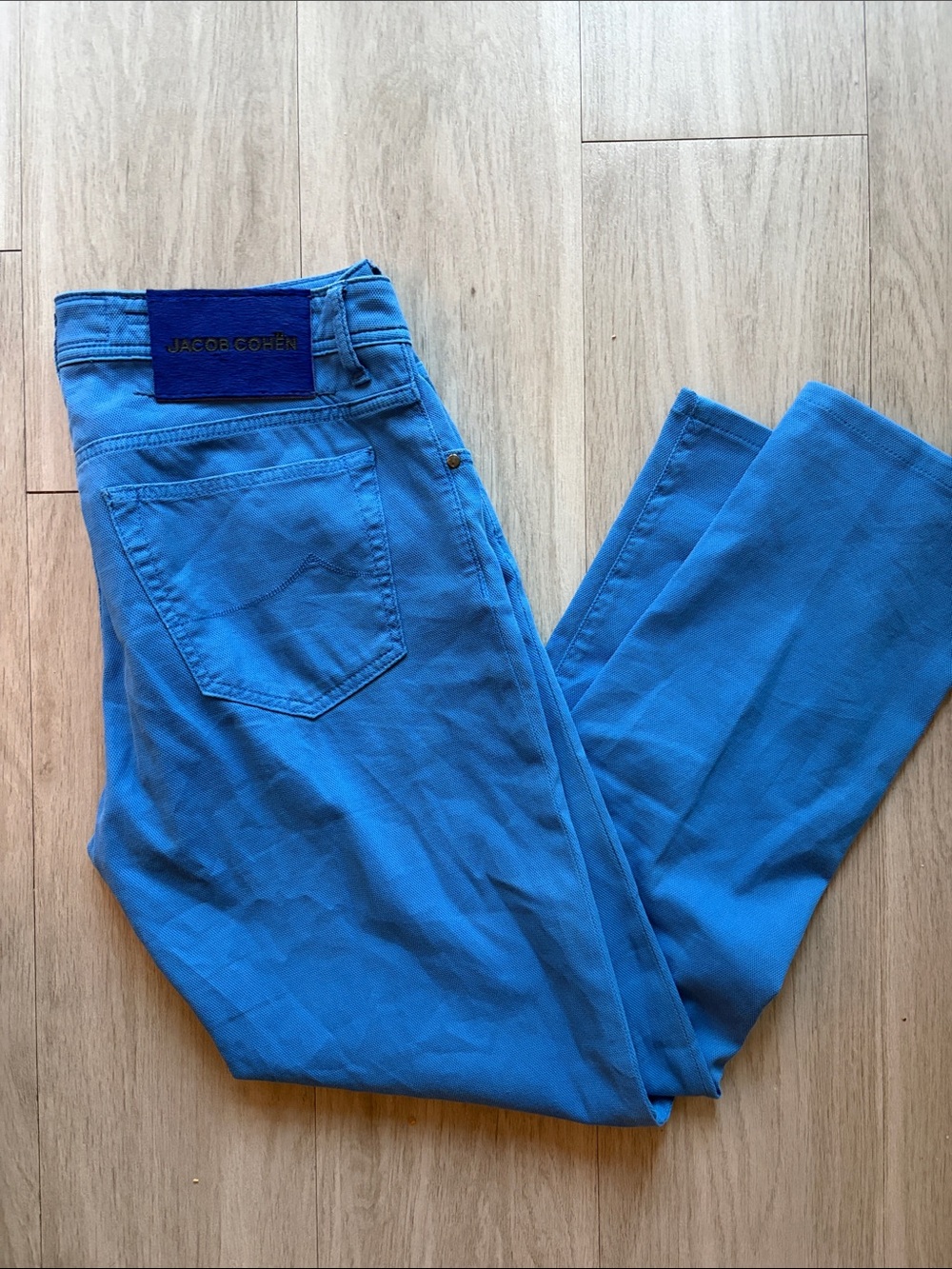 Jacob Cohen Vibrant Sky Blue Jeans